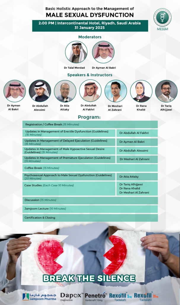 Riyadh Workshop (Basic Holistic Approach to the Management of Male Sexual Dysfunction)